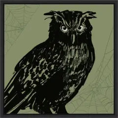 Haunted Halloween X by Anne Tavoletti Canvas Art Framed