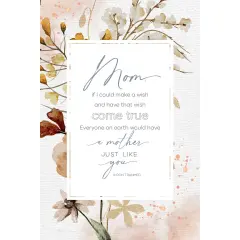 Dexsa Mom If I Could Make A Wish Inspirational Wood Plaque 6 inches x 9 inches