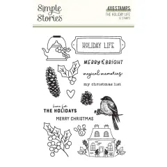 The Holiday Life Photopolymer Clear Stamps