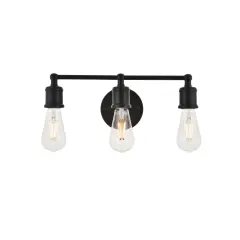 Serif 3 light black Wall Sconce