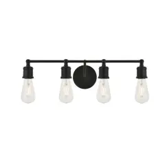Serif 4 light black Wall Sconce