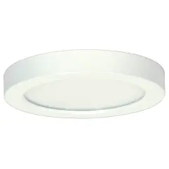 Nicor 5in 5000K Round Edge Lit Recessed LED Downlight
