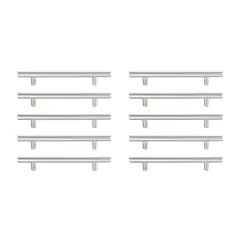 Quinn 5" Center to Center Brushed Nickel Bar Pull Multipack (set of 10)