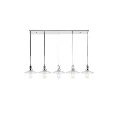 Waltz 5 light chrome Pendant