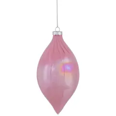 Northlight 5.5" Pink Finial Christmas Glass Ornament