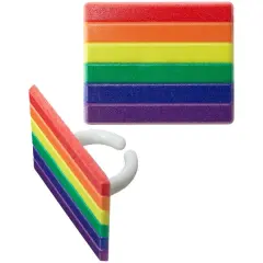 Pride Cupcake Rings, 12ct