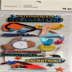 Recollections Swimming Dimensional Stickers