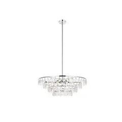 Ella 28 inch pendant in chrome