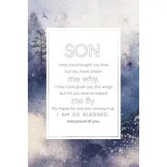 Dexsa Son Inspirational Wood Plaque 6 inches x 9 inches