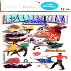 Recollections Ballroom Dance Dimensional Stickers