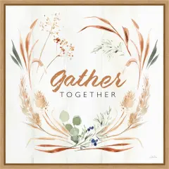 Autumn Ramble V Together by Katrina Pete Canvas Art Framed