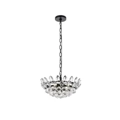 Emilia 16 inch pendant in black