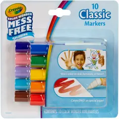 Crayola Color Wonder Mini Markers 10/Pkg-Classic