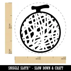 Sweet Honeydew Melon Fruit Self-Inking Rubber Stamp for Stamping Crafting Planners UV