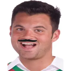 Black Casanova Gentlemen Cowboy November Costume Accessory Moustaches