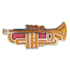 Trumpet Pin 1"