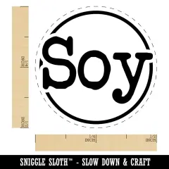 Soy Typewriter Font Self-Inking Rubber Stamp for Stamping Crafting Planners Pink