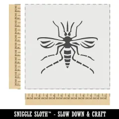 Mosquito Pest Insect Bug Wall Cookie DIY Craft Reusable Stencil