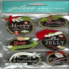 Jolee's Boutique Holiday Rings Dimensional Stickers