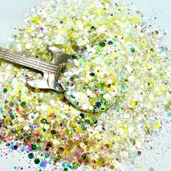 Lemonade Premium Pixie for Poxy Chunky Tinsel Glitter Mix