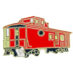 CP Huntington Caboose Pin Red 1"