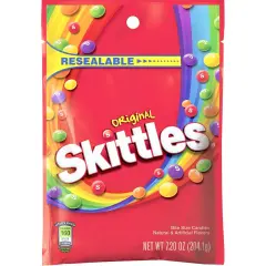 Bite Size Candies, Original Fruit, 7.2 Oz Bags (Case of 12)