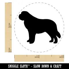 St Bernard Saint Dog Solid Self-Inking Rubber Stamp for Stamping Crafting Planners UV