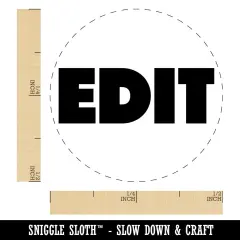 Edit Bold Text Teacher School Self-Inking Rubber Stamp for Stamping Crafting Planners UV