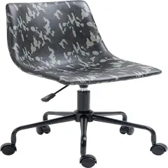 ISL Furnishings InterSpaceLiving Print Desk Chair (Camo Vinyl/Black)