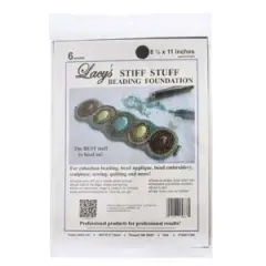 Lacy's Stiff Stuff 8.5 x 11 inches Beading Foundation, Black (6 sheets)