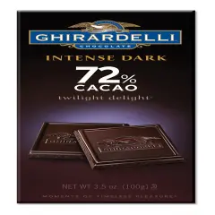 Chocolate Intense 72% CacaoBars - 3.5 oz (Case of 12)