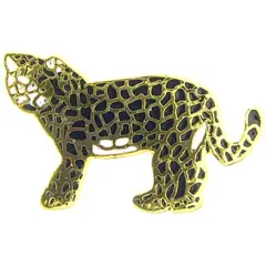 Leopard Pin 1"