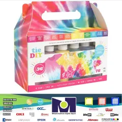 MEDIUM - AC - TIE DIY - VIVID KIT - 4 OZ - 12 COLORS (76 PIECE) 34003376