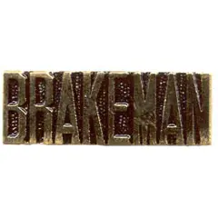 Railroad Brakeman Pin 1"
