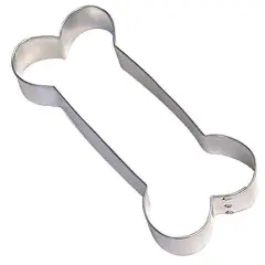 CookieCutter.Com Dog Bone Cookie Cutter 5 Inch &ndash;Tin Plated Steel Cookie Cutters &ndash; Made In The USA