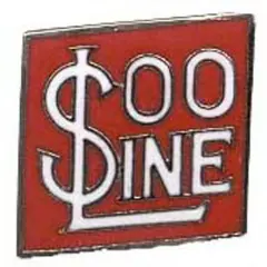 Soo Line Railroad Pin 1"