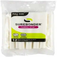 Surebonder All-Temp Fabric Stik Glue Stick 12/Pkg-7/16"X4"
