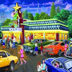 Sunsout Star Diner 500 pc Jigsaw Puzzle 38744