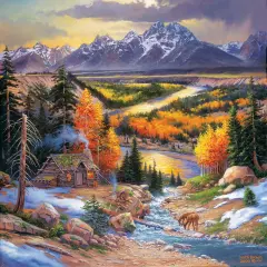 Sunsout Fall Retreat 500 pc Jigsaw Puzzle 44336