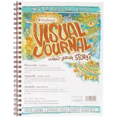 Strathmore Visual Journal Watercolor 9"X12"-34 Sheets