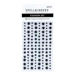 Spellbinders Fashion Essentials Pearl Dots-Jet