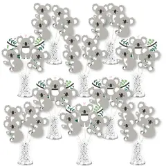 Big Dot of Happiness Koala Cutie - Bear Birthday Party and Baby Shower Centerpiece Sticks - Showstopper Table Toppers - 35 Pieces