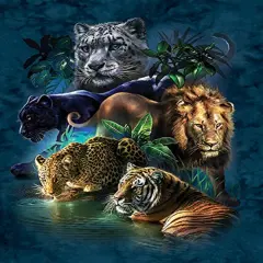 Sunsout Big Cat Prowess 1000 pc Jigsaw Puzzle 52416