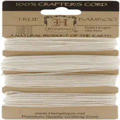 Hemptique Bamboo Cord Mixed Sizes 104'-Natural