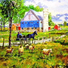 Sunsout Through the Fields 300 pc Jigsaw Puzzle 54627