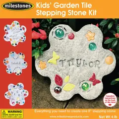 Milestones Mosaic Stepping Stone Kit-Kids' Garden