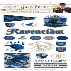 Paper House Harry Potter Foiled Stickers 8"X3"-Ravenclaw House Pride