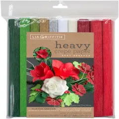 Lia Griffith Heavy Crepe Paper 10/Pkg-Winter Garden