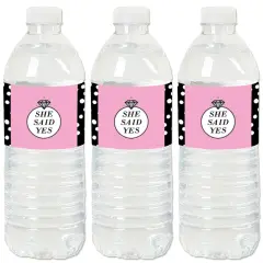 Big Dot of Happiness Omg, You're Getting Married - Engagement Party Water Bottle Sticker Labels - Set of 20