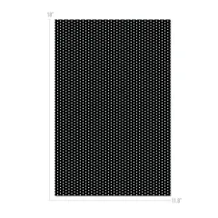 Happy Crafters&reg; Polka Dot 11.8" x 18" Sheet Black and White